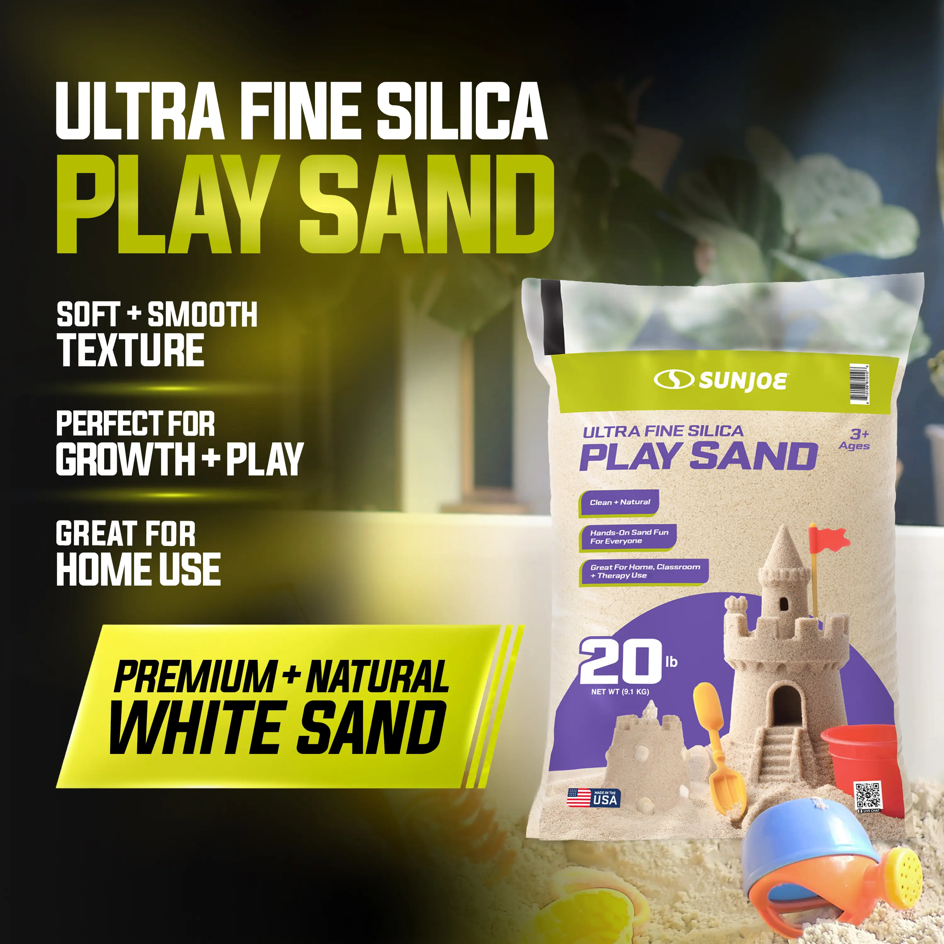 Sun Joe Ultra Fine Silica Play Sand