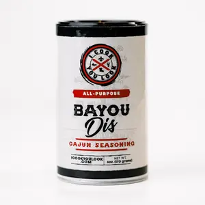 Bayou Dis Cajun Seasoning - All-Purpose Seasoning from US - Minimal Product Description - 6oz Net Weight Flavor Flavor Enhancer
