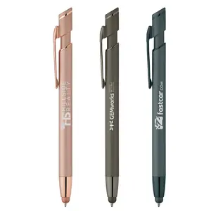 Personalized Pacific Softy Metallic Stylus Pen Printed