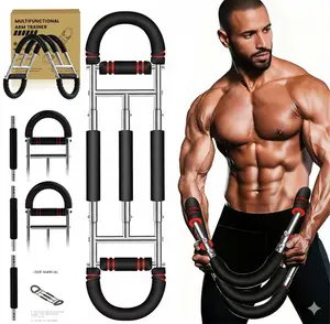 [New Version] 2025 Professional Chest & Arm Muscle Trainer for Men – Detachable, Portable Spring Resistance Home Fitness Equipment for Beginners & Enthusiasts big mama grip TikTokShopBlackFriday Adjustable Handles Strap Adjustable Elastic Strap