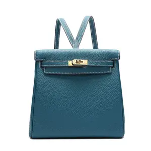 Athelia Genuine Leather Backpack