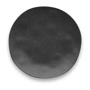 Tarhong Planta Matte Black Set of 6 8.5" SaladPlates