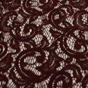 Ashley Stretch Lace Sequin Fabric | Blue Moon Fabrics