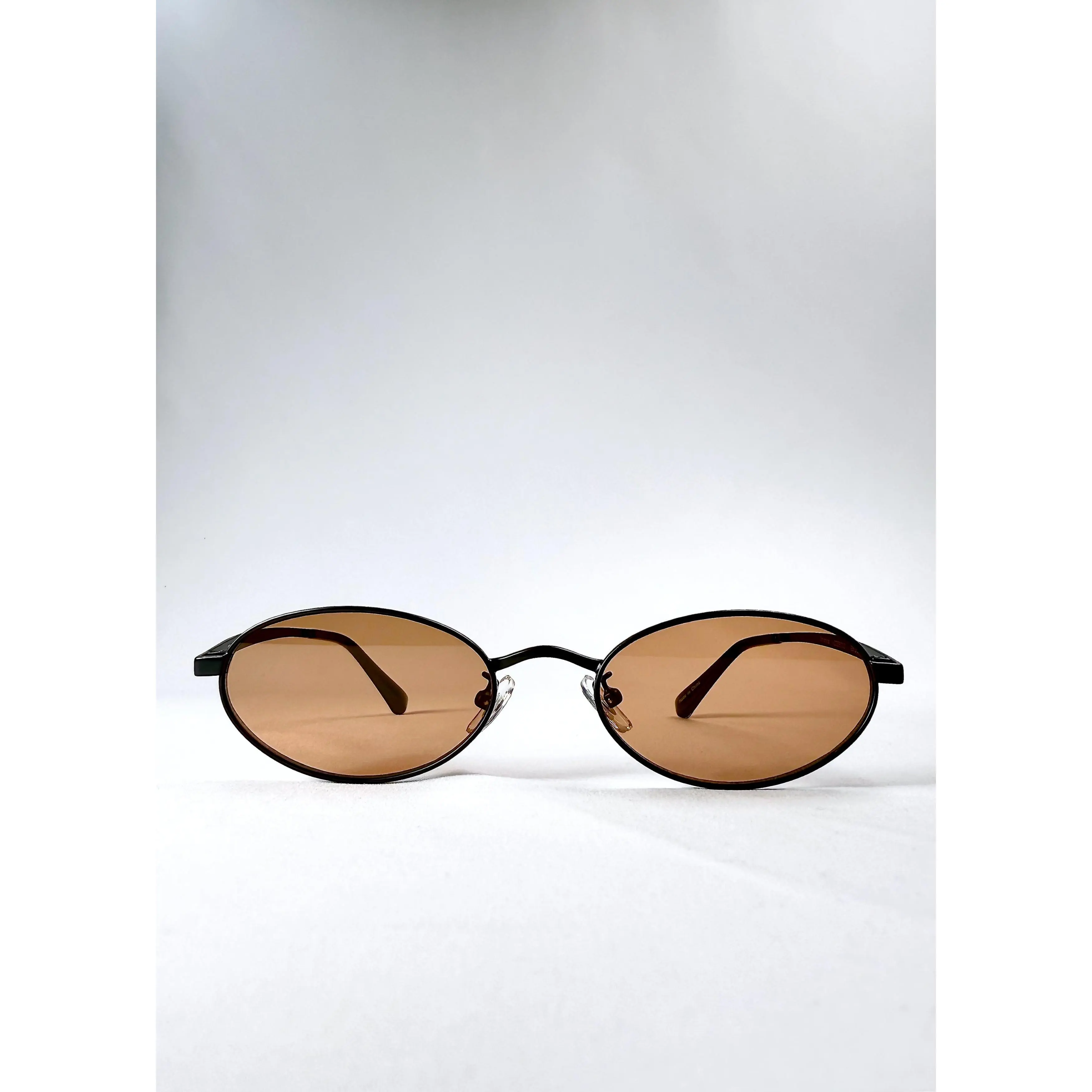 Solstice Mahogany Black Sunglasses - Vintage Style with Cool Grey Lenses & Adjustable Nose Pads for Petite to Medium Faces