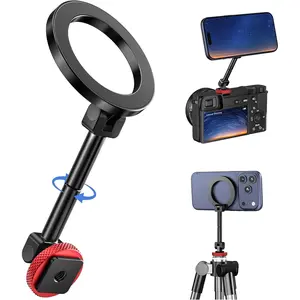 Cold Shoe Camera Phone Mount for Magsafe,1/4" Threaded Hole  Tripod Holder for  17 Pro Max 16 15 Plus 14 13 12,,   DSLR,360? Rotation Photography