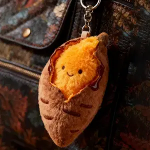 2026 New Arrival Cute Sweet Potato Plush Keychain - Soft Food-Shaped Bag Charm, Sports & Outdoor Gear Accessory Gift Decor