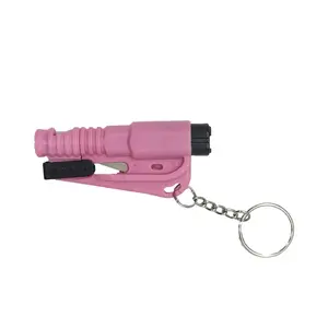 3 in 1 Safety Hammer Car Emergency Rescue Car Escape Tool Window Breaker Seat Belt Cutter Compact Emergency Hammer Escape Tool keychains