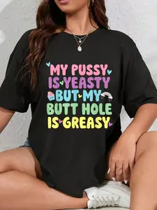 100% Cotton Naughty Inappropriate Adult Humor Funny Cringe T-Shirt