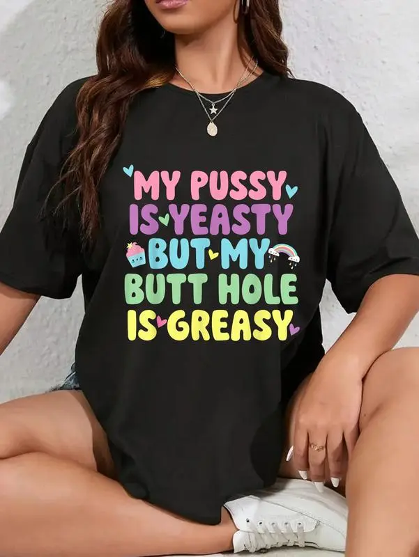 100% Cotton Naughty Inappropriate Adult Humor Funny Cringe T-Shirt