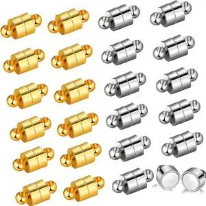 Necklace and Bracelet Magnetic Converters with Locking Clasps for Jewelry Extension