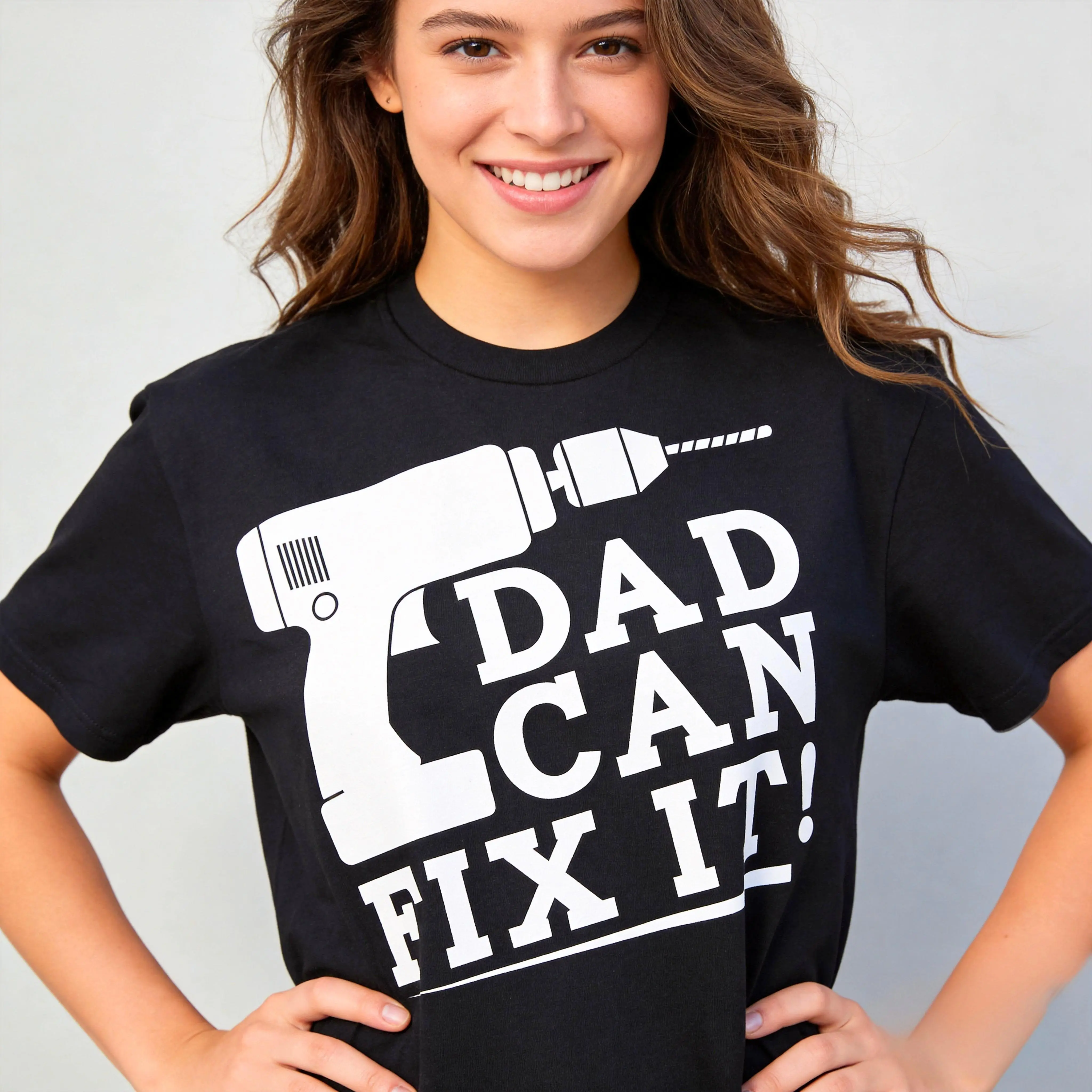 Dad The Fixer Funny Tool Graphic T-Shirt