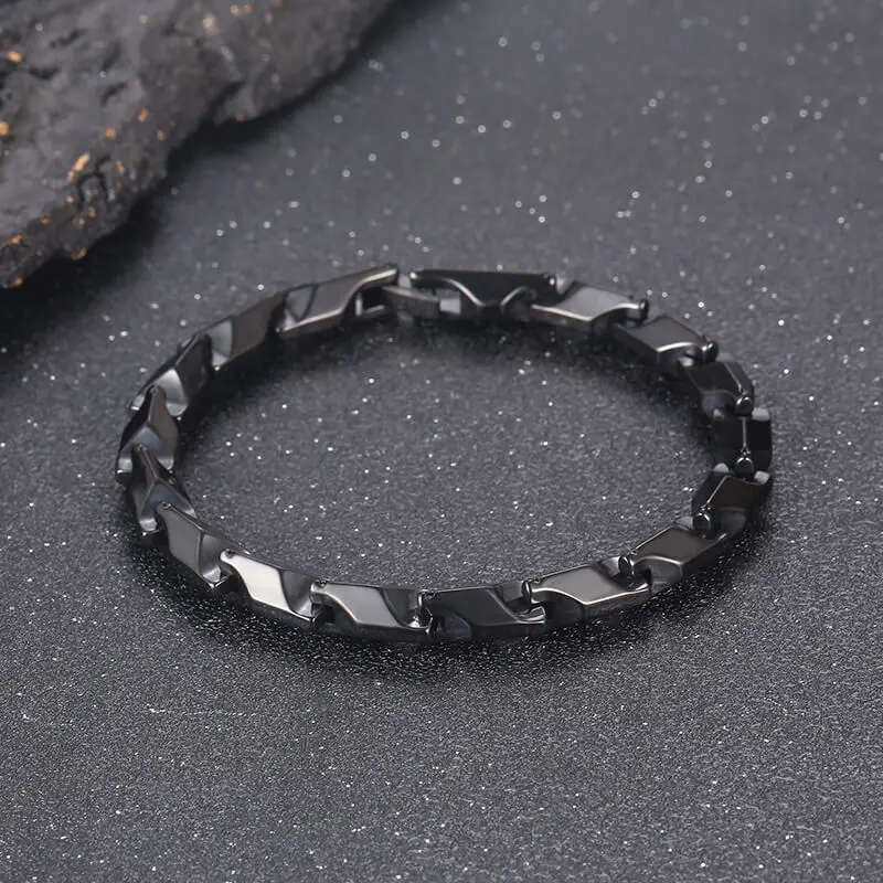 Gthic Mechanical Dragon Bone Chain Stainless Steel Bracelet for Men Women Statement Jewelry Daily Wear