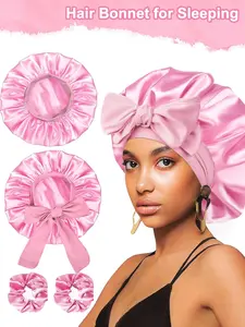 Comfortable Hair Bonnet for Sleeping, Soft Material Sleep Cap, Perfect for Night Use, Easy to Wear, Essential Hair Care Accessory