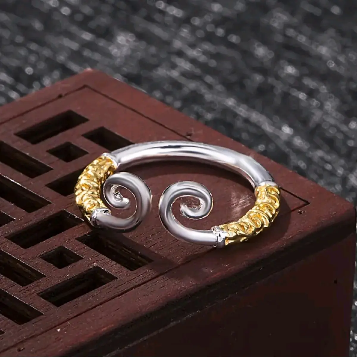 Black Myth Wukong protection adjustable ring jewerly