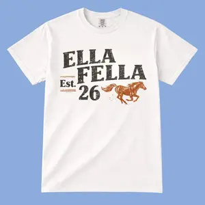 Ella Fella Shirt, Ella Langley Vintage Concert Tee, Western Country Music Graphic T-Shirt, Graphic T-Shirt, Unisex Cotton Tee, Casual Everyday Shirt