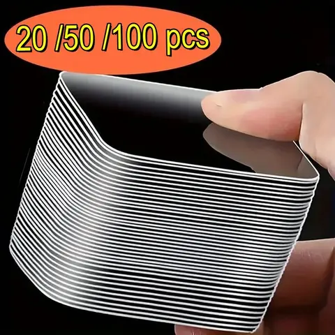 Clear Double Sided Tape, Reusable Nano Transparent Waterproof Strong Long Lasting Adhesive Tape, Multifunctional Adhesive Tape for Home Use