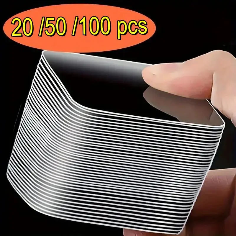 Clear Double Sided Tape, Reusable Nano Transparent Waterproof Strong Long Lasting Adhesive Tape, Multifunctional Adhesive Tape for Home Use