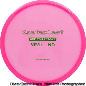 Kastaplast K1 Svea Midrange with Are You Ready? DGV Disc Golf Valley Collection Stamp [Back Stock Inventory - Disc and Stamp Color WILL VARY]