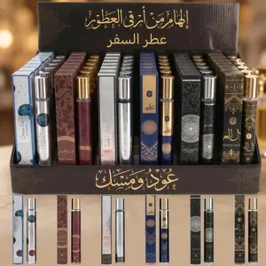 6 Pcs Long Lasting Cologne for Men, Arabian Perfume Travel Size Spray Set, 1.2 Fl Oz Portable Fragrance Variety Pack, Intense Oud Cologne Pack for Daily & Travel