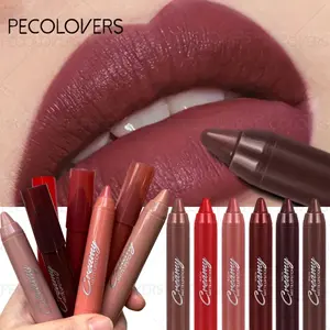 1PC Long-lasting & Waterproof Nude Velvet Lipstick Pen, Non-stick Cup, Matte, Cream Texture, Moisturizing Effect, Multi-color Options, Suitable for Daily Makeup, Moisturize, Cosmetic