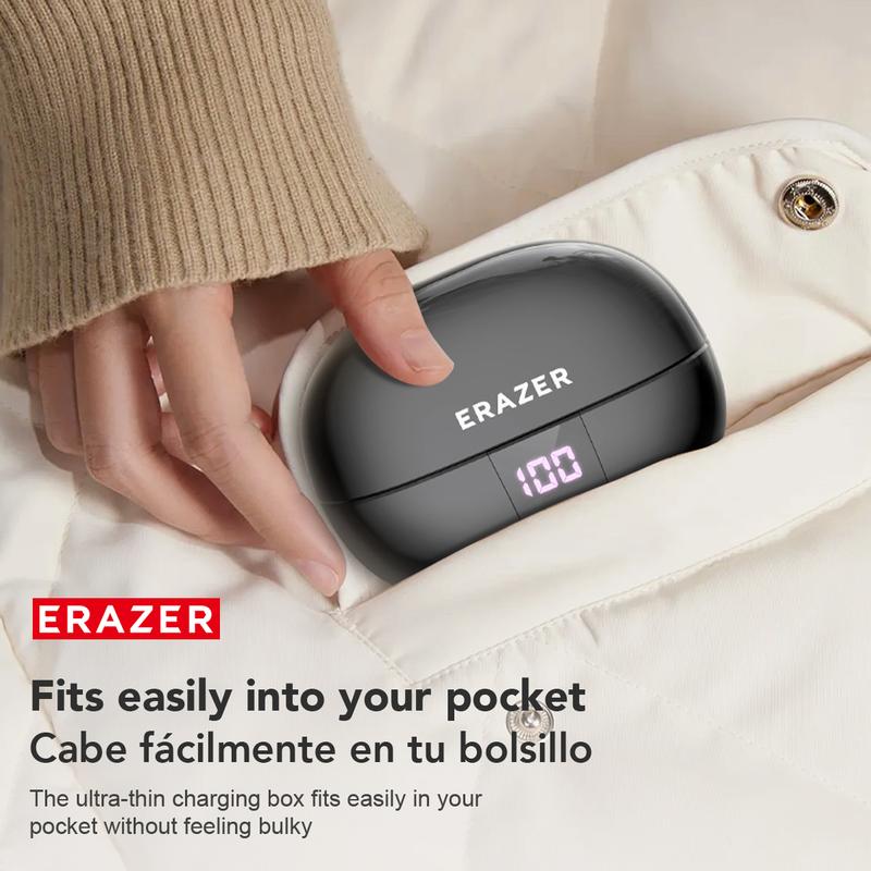 ERAZER XT66Pro OWS Translation Wireless Bluetooth Earphones Support 135 Languages Real Time Bluetooth Translation Earbuds HIFI Sound Quality Light-Weight Headphones Built-in Microphone Support Phone Calls Music AI Chat