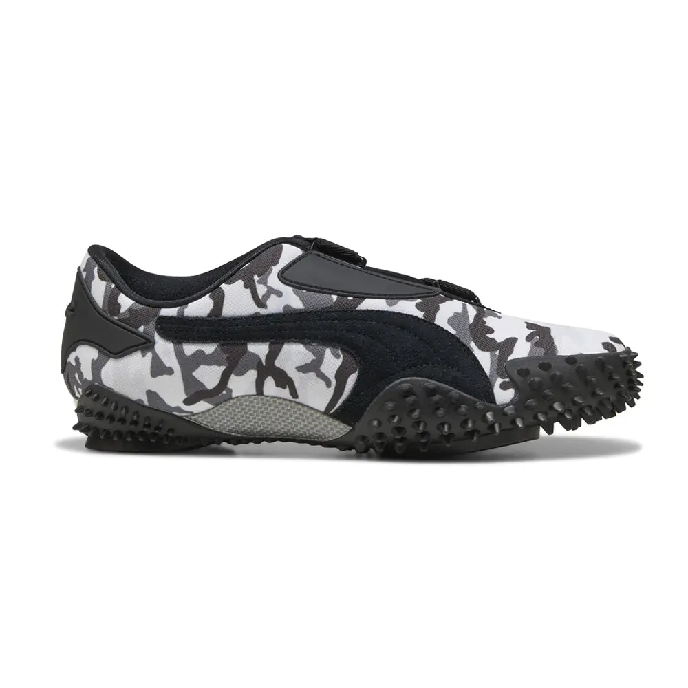 PUMA Womens Mostro Camo Slip On Sneakers Shoes Casual - Black