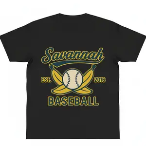 Savannah Banana Baseball T-shirt Soft graphic tees Game Day Baseball Unisex Team Mascot Classic fan gift Sports Top Trending y2k cotton fashion Streetwear Casual