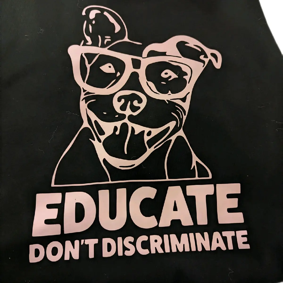 Educate Bully Breed Awareness Crewneck Tshirt
