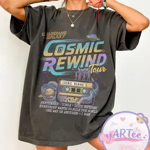 Cosmic Rewind Tour T-Shirt, Epcot Trip Matching Tee, Cosmic Rewind Set List Shirt OS78U