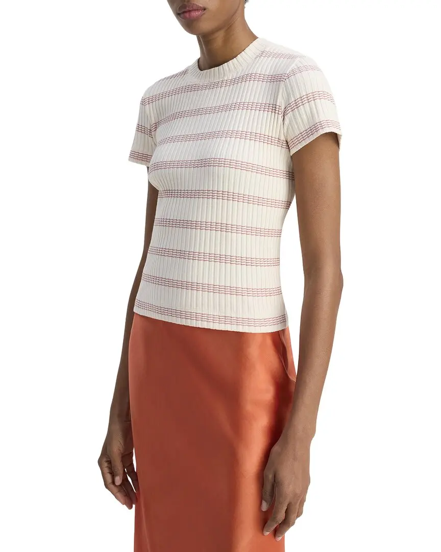 Vince Striped Crewneck Top