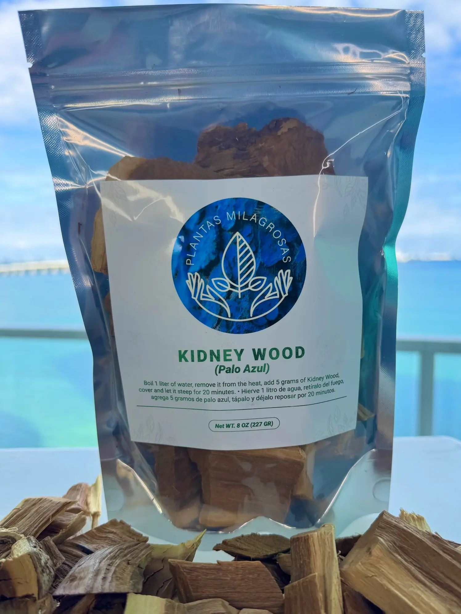 Natural Kidney Wood (Palo Azul) Herbal Tea - Kidney Detox Tea, Wellness Beverage