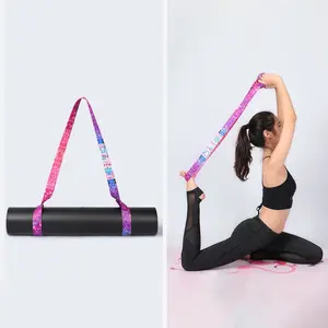 1pcs Yoga Mat Strap Yoga Band Sports Mat Storage Portable Multi Color Storage Binding Rope, Yoga Equipment
