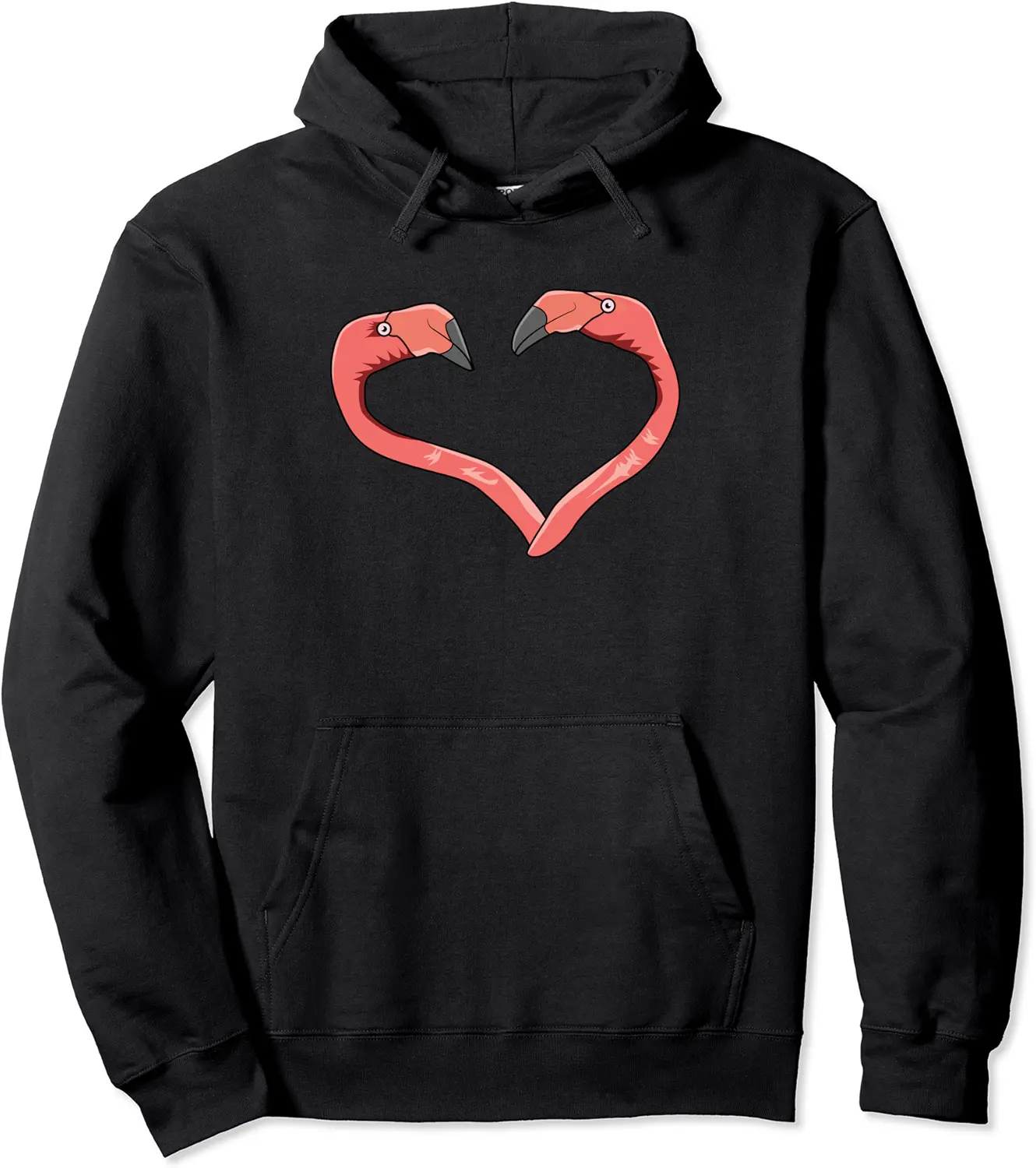 Retro Flamingo Heart Love Summer Beach Vintage Pink Flamingo Pullover Hoodie - Yoandymira Shop 81B09VT65PFT