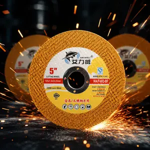 4" 5" Cutting Discs 50PCS Combo, Thin Metal Cut Off Wheels for Angle Grinder, Stainless Steel Cutting Blades
