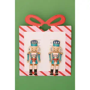 Camilla Christmas Nutcracker Post Earrings