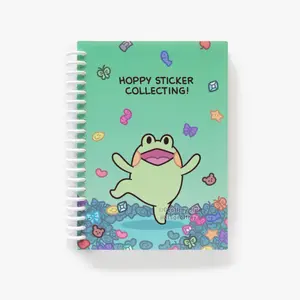 MD Bean the Frog Reusable Sticker Book with Nonstick Pages