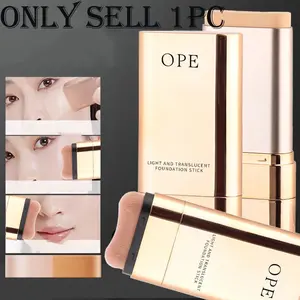 Premium Hydrating Glow Foundation Stick Double ended Concealer Makeup Wand Silky Blendable Buildable Flawless Coverage Moisturizing Long wear Non transferring Natural Radiance Clean Beauty Easy for Novices