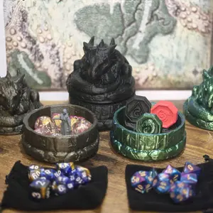 Dragon Trinket Box, jewelry Box, Dungeons and Dragons, Dice Chest