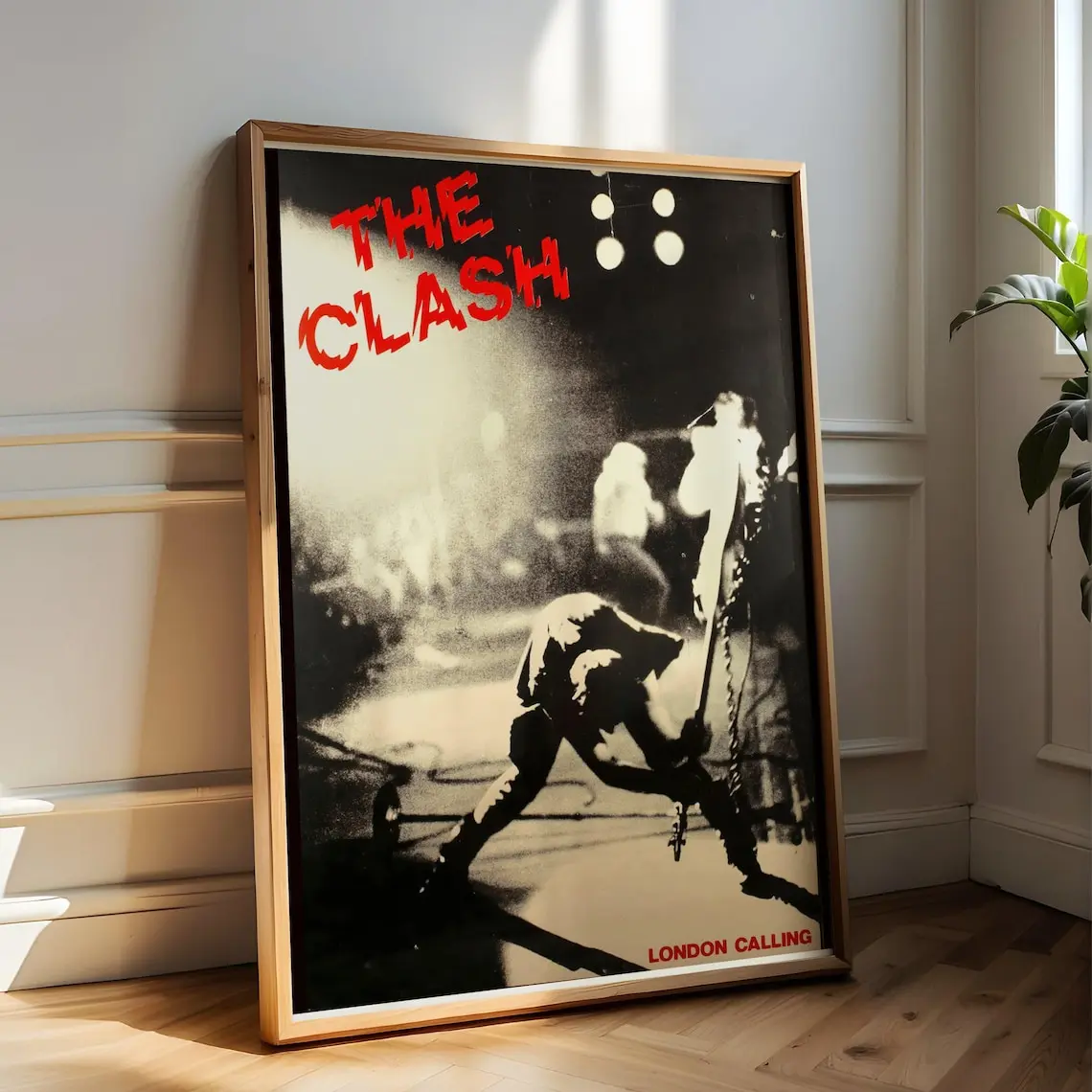 The Clash - London Calling Poster: Vintage Punk Rock Album Art
