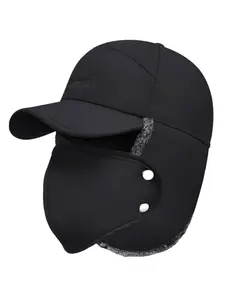 Men & Women Winter Warm Ski Mask, Detachable Face Cover, Fleece Lined, Adjustable Strap, Ideal for Snowboarding, Skating, Cycling