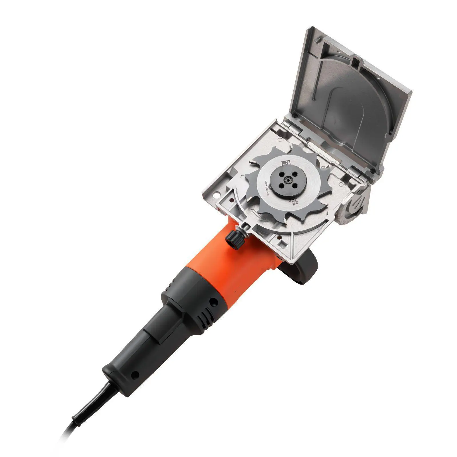 Grade 50 Steel Biscuit Joiner Kit, 760W 11600 RPM Wood Joiner with 5.9A Motor, 6 Depth Settings, Adjustable Angle, 45° Notch, Carbide Blade, Dust Bag for Furniture & Cabinetry
