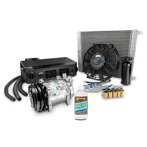 NEW A/C UNIVERSAL KIT UNDERDASH COMPRESSOR COMPLETE AIR CONDITIONER 12V