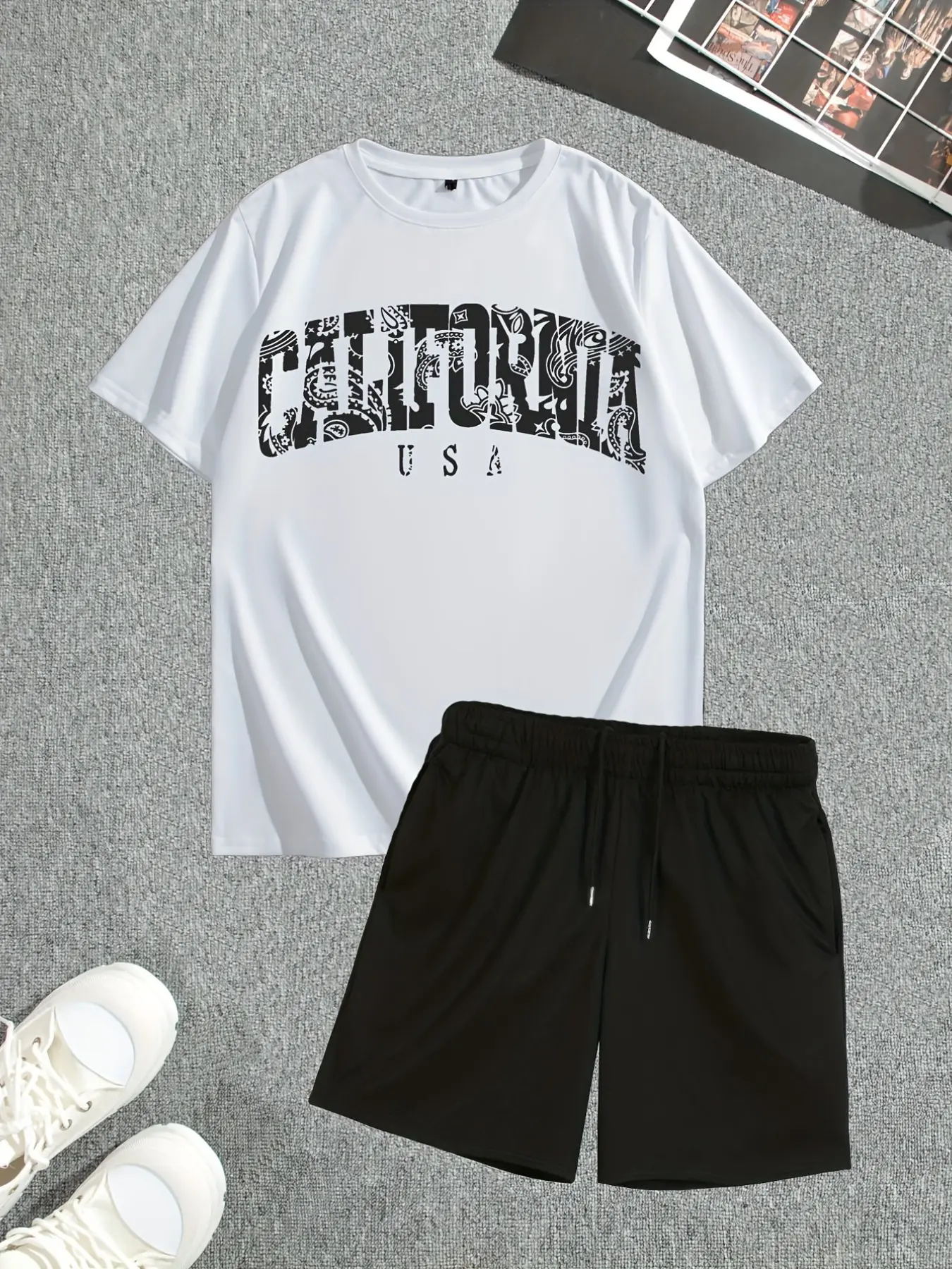 Men's Big Size Casual Summer Set, Comfortable Daily Wear, Perfect for Spring & Fall Season, Ideal Gift for Him, Outfit, Menswear, Clothes