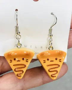Cheese Cake Pie Earrings