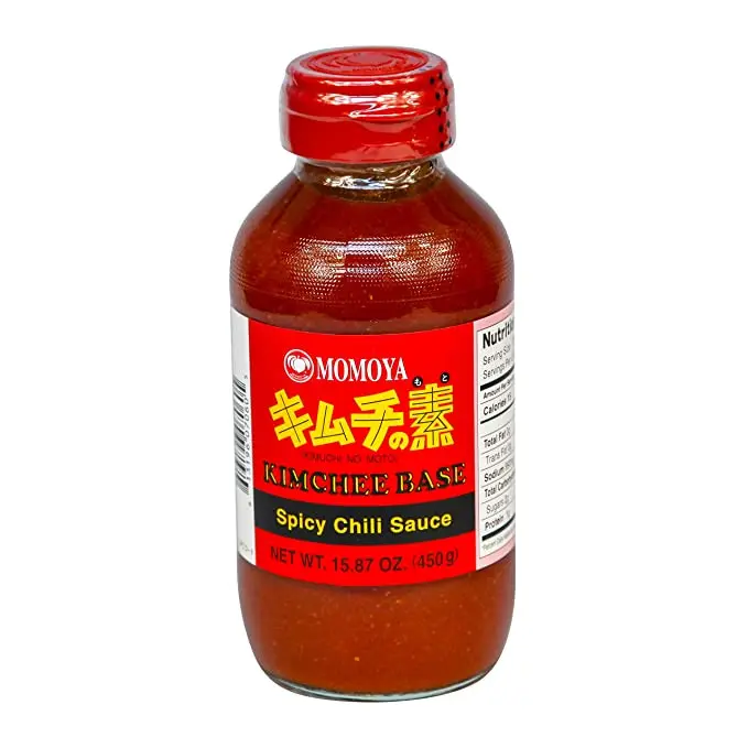 Momoya Kimchee Base 15.8 Oz (450g) - [1 Bottle / 6 Bottle Bundle]