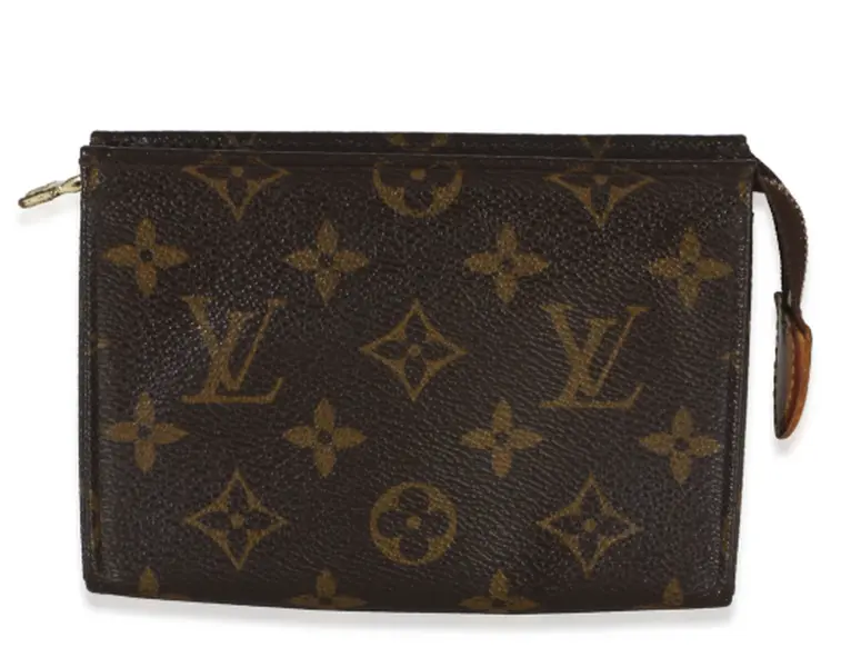 Pre-owned Louis Vuitton Canvas Small Leather Goods Toiletry Pouch 15 Monogram