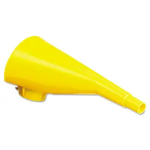 Egl F15 Polyethylene Funnel- Yellow