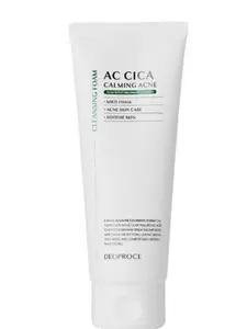 Deoproce AC CICA Calming Acne Cleansing Foam 150 ml - Korean Skin Care, Facial Cleanser for Acne-Prone and Sensitive Skin