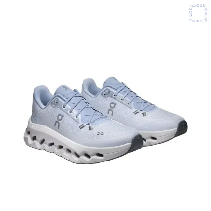 Soft Cushioned Road Running Sneakers | Light Blue Breathable Mesh Upper Hollow Shock Absorbing Midsole | For Daily Jogging Urban Walking | Minimize Foot Fatigue During All-Day Wear