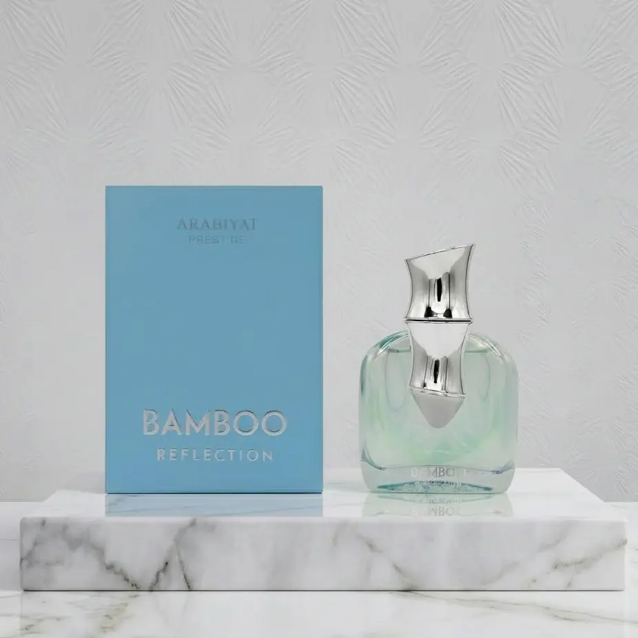 Arabiyat Prestige Bamboo Reflection EDP for Men - 3.4 fl oz Captivating Fragrance with Lavender, Lemon, Woody, Citrus Lily Notes, Men's Self Care Arab Perfume